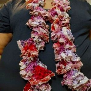 61 in Sashay ruffle scarf